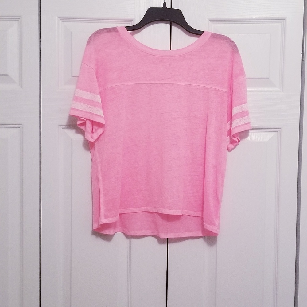SO Hot Pink Perfect Tee NWOT